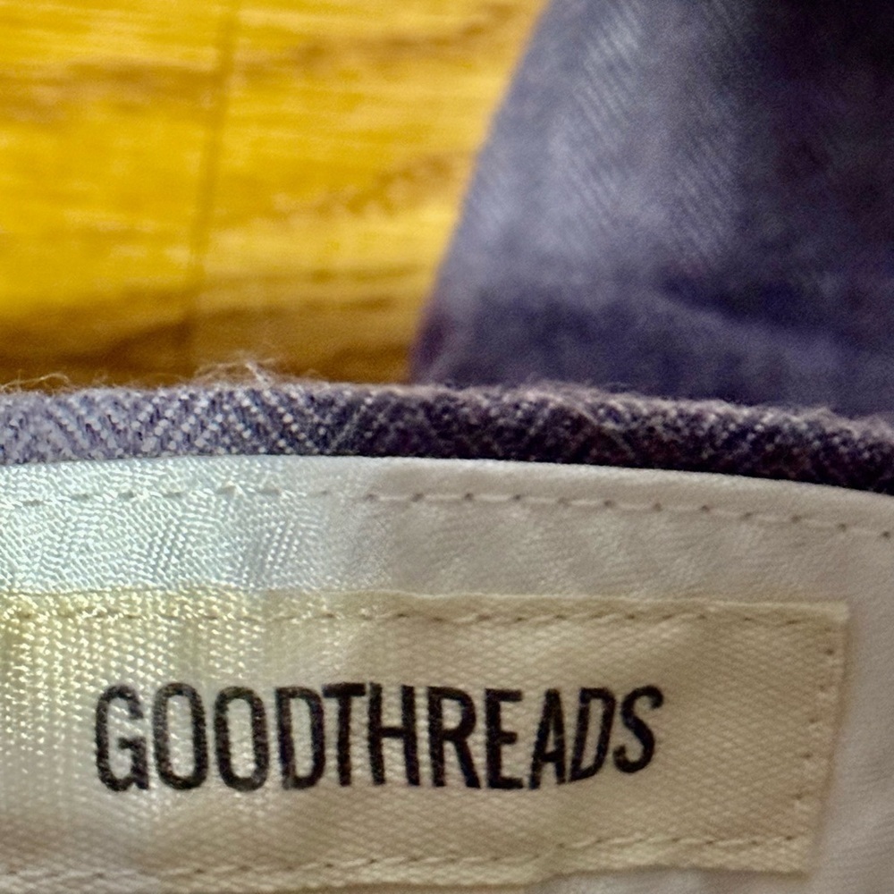 Women Like New Goodthreads Cotton Slim Pants Size 31W X 36L​​​​​ - Picture 4 of 4